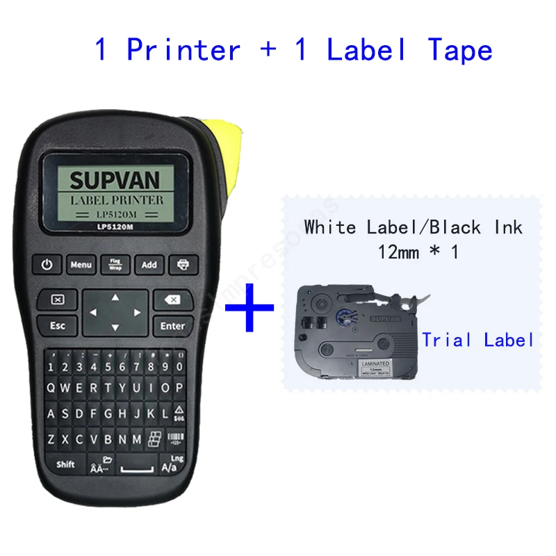 Supvan Lp5120M Stampante Per Etichette Portatile Macchina Per Etichette Wireless Portatile Etichette Industriali Stampante Stampante Minilabel