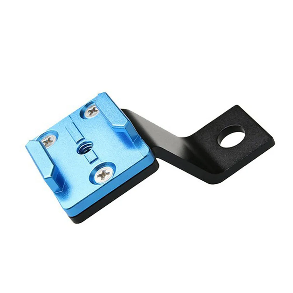 Blue Крепление для камеры из алюминиевого сплава для мотоцикла, легкая установка, спортивные аксессуары, стабильная подставка, маленькое зеркало заднего вида для путешествий для GoPro HERO3 - Цвет: Blue
