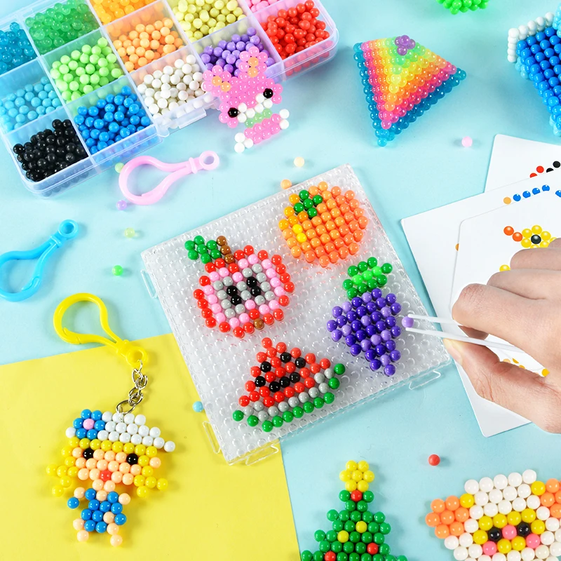  Children's toys 5mm set DIY children creative hand 3D puzzle early education toys baby girl bracele