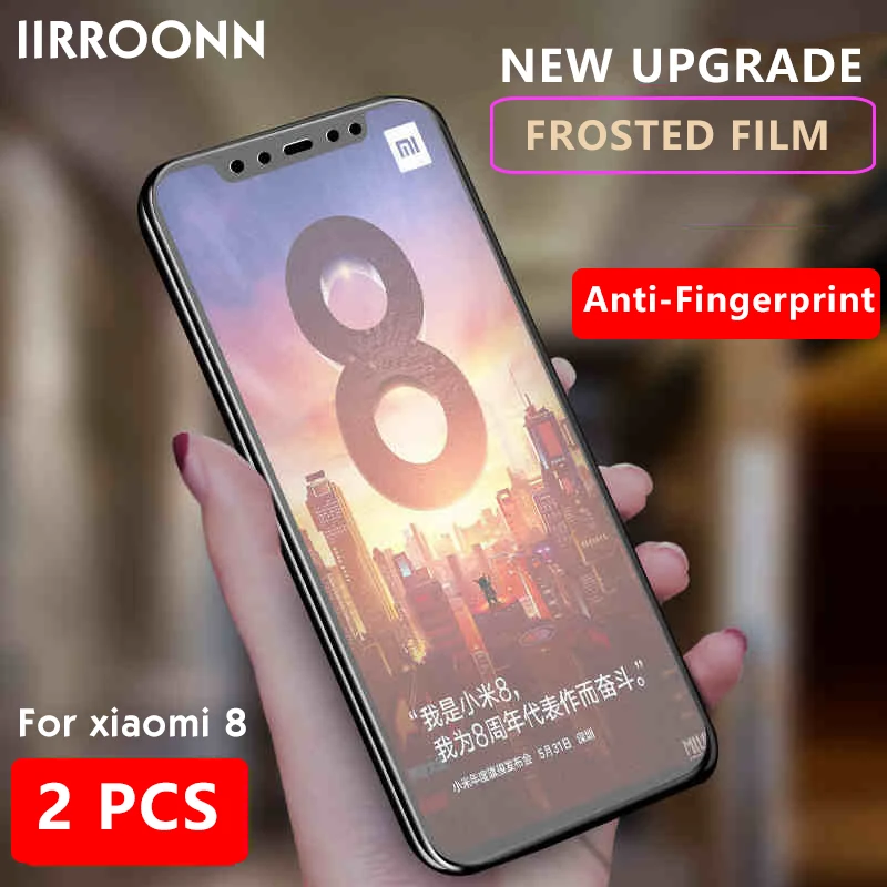 2 шт./лот закаленное матовое стекло для Xiaomi Mi 8 SE lite Защита экрана xiaomi 6D с защитой от