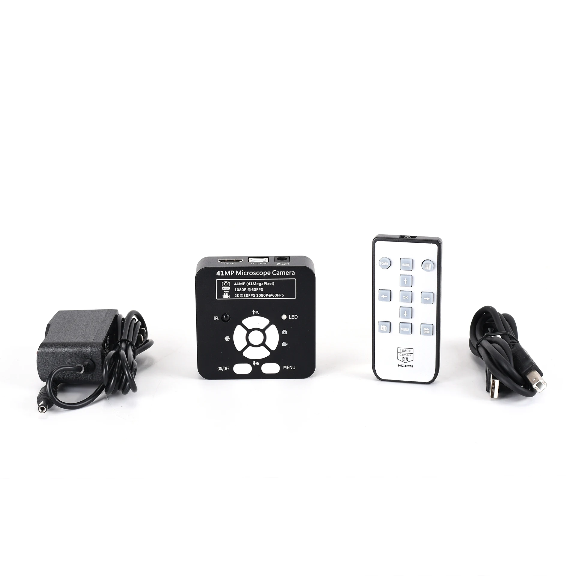 41MP FHD Microscope Camera 4100W HDMI USB Digital Video Microscope Industrial Camera for DIY Soldering PCB CPU Repair Jewelry