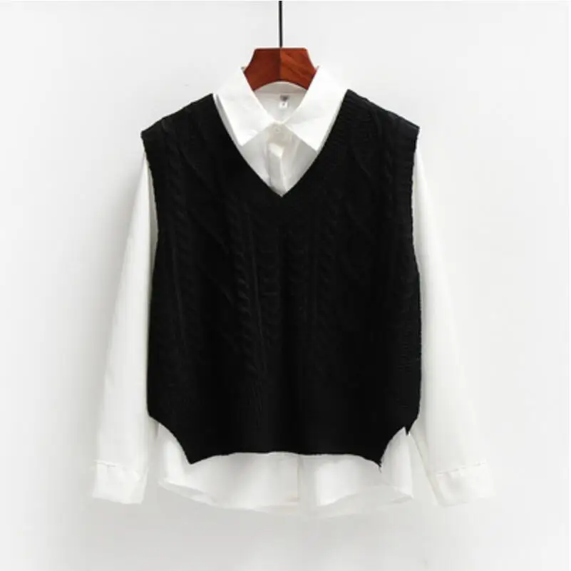 2020 Autumn Women Short Loose Knitted 