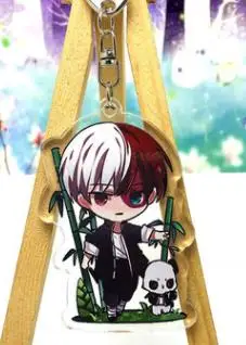 Мой герой academic фигурка игрушка акриловый брелок мидория изуку Bakugou катсуки Todoroki Shoto симпатичный брелок для мальчиков - Цвет: B3