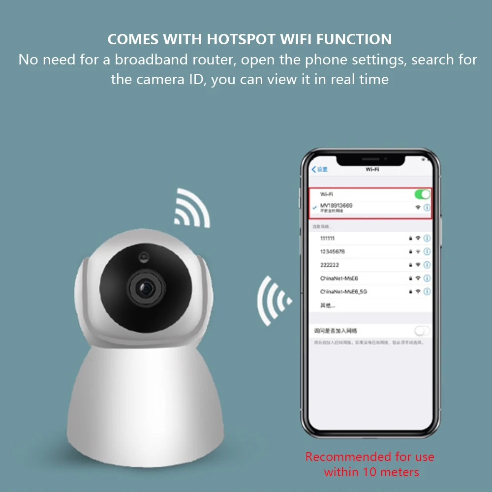 Oeak Беспроводная ip-камера 1080P HD ИК Ночное Видение микро камера Домашняя безопасность WiFi камера приложение Детский Монитор домашний видео монитор