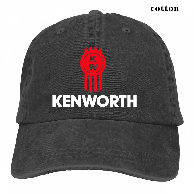 Бейсбольная кепка с логотипом Kenworth для мужчин и женщин, Кепка-Дальнобойщик, модная Регулируемая Кепка - Цвет: 3-Black