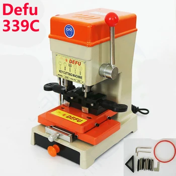 

DEFU 339C Key Cutting Machine 220V For Make Copy Car And House Keys Drill Copy Machine Key Cutter Locksmiths Supplies Tools