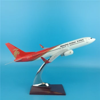 

30cm Shenzhen Airlines Boeing 737 Resin Airplane Model China Shenzhen Airlines B737 Airways Aviation Aircraft Model Collection