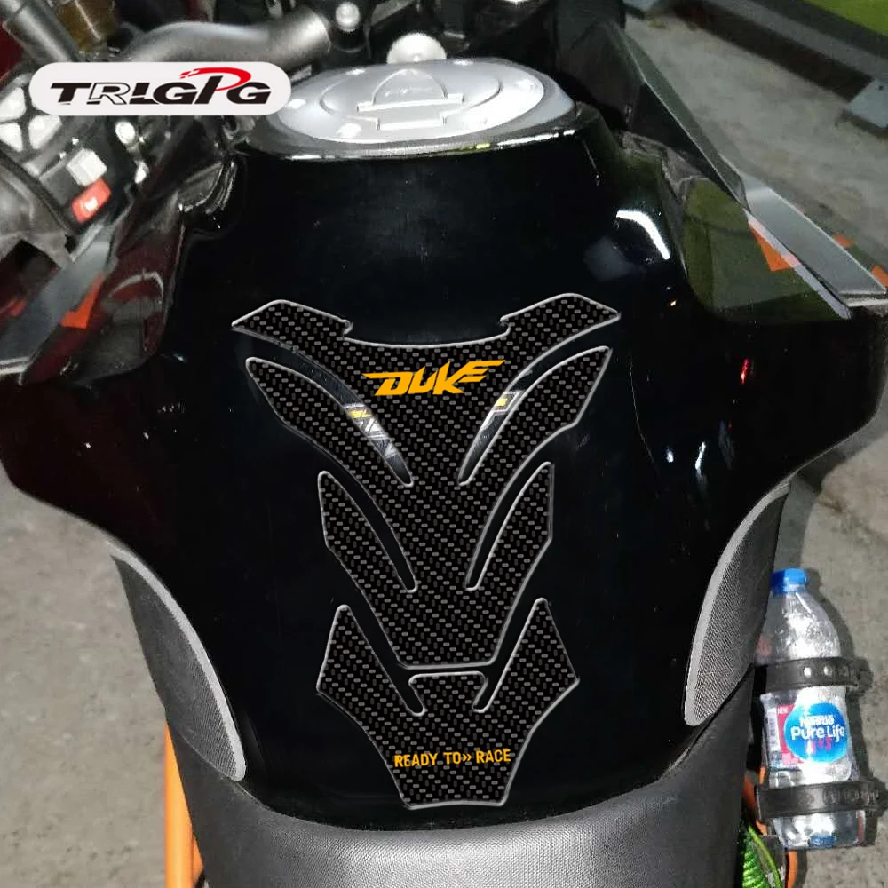 Для KTM SUPERDUKE 1290GT текстура волокна Мотоциклетный топливный бак накладка крышка наклейки газовая крышка наклейка