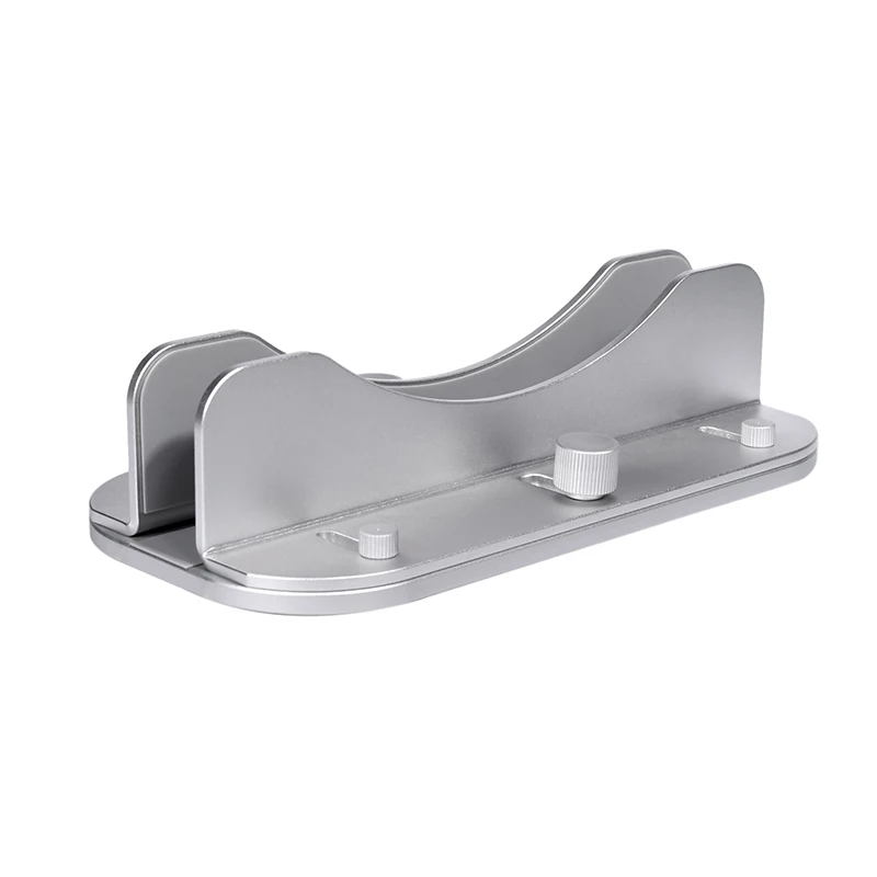 

New Adjustable Vertical Laptop Stand For Macbook Pro/Air,Dell Xps/Hp Aluminum Desktop Space-Saving Stand