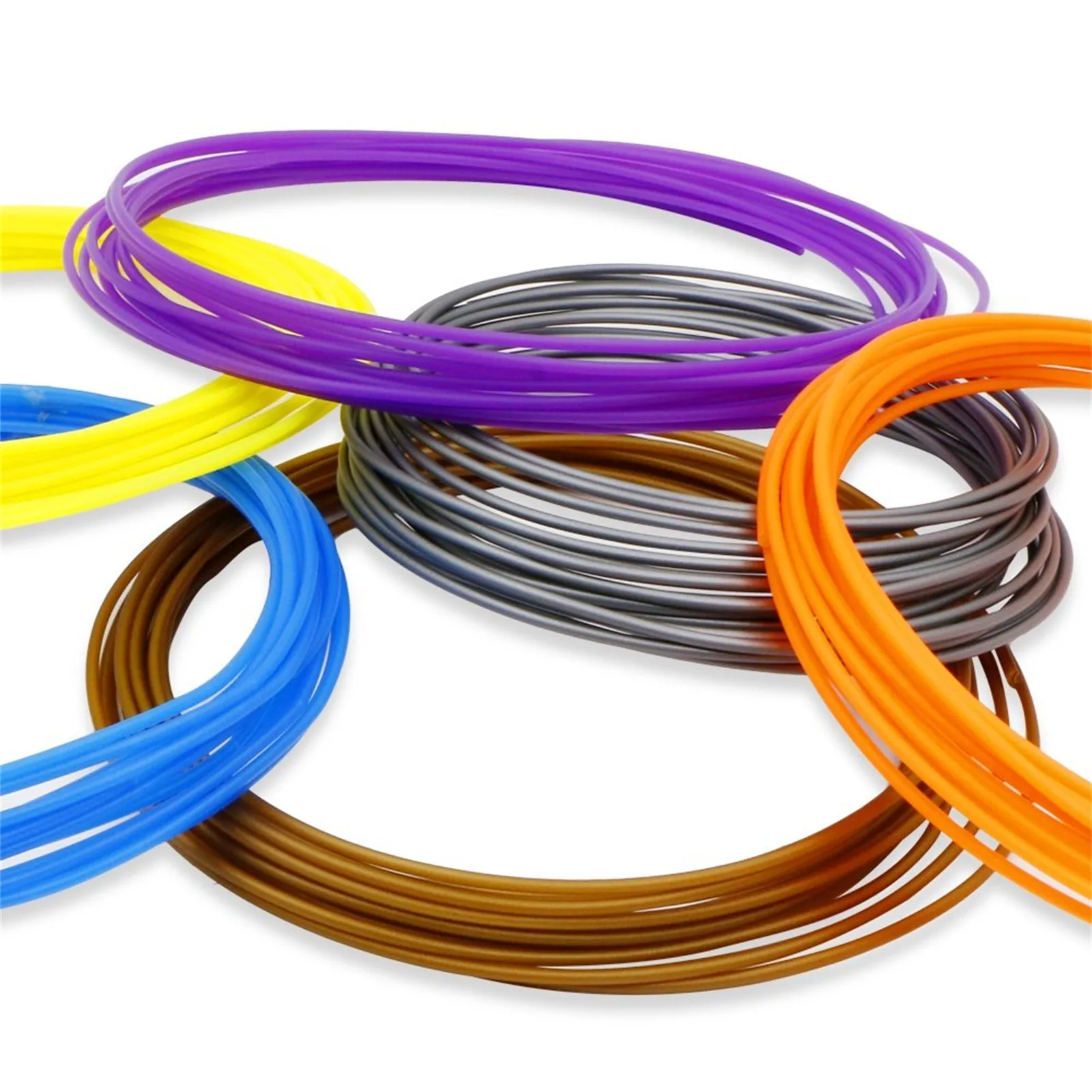 3D Pen Filament 16 Colours 5 m Each-3D Pen Filament 1.75 mm Paint Set printing materials for Printer pen