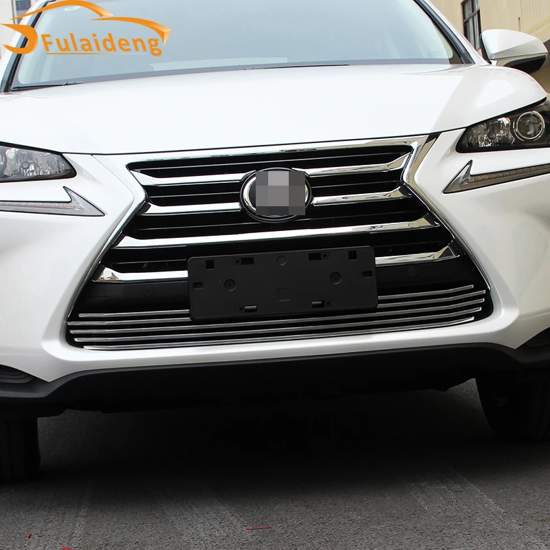 Для Lexus NX200 300h 200t- из нержавеющей стали передней нижней сетки гриль решетка облицовки радиатора автомобиля Средства для укладки волос