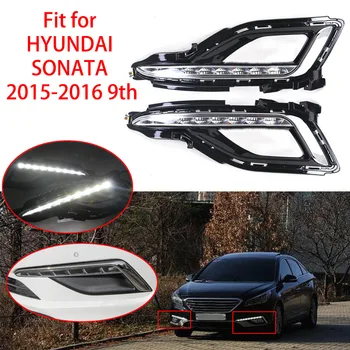 

CITALL 1 Pair Car Auto Daytime Running Fog Light Lamp fit for Hyundai Sonata 9th LF 2015 2016