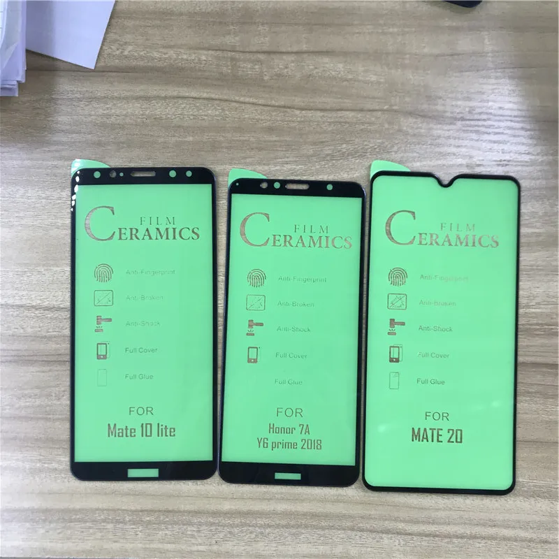 Полное покрытие 9H керамическая пленка для huawei mate 20 10 Lite Nova 2 Plus 3 3i P10 P20 P30 Lite P Защитное стекло для смартфонов защита экрана