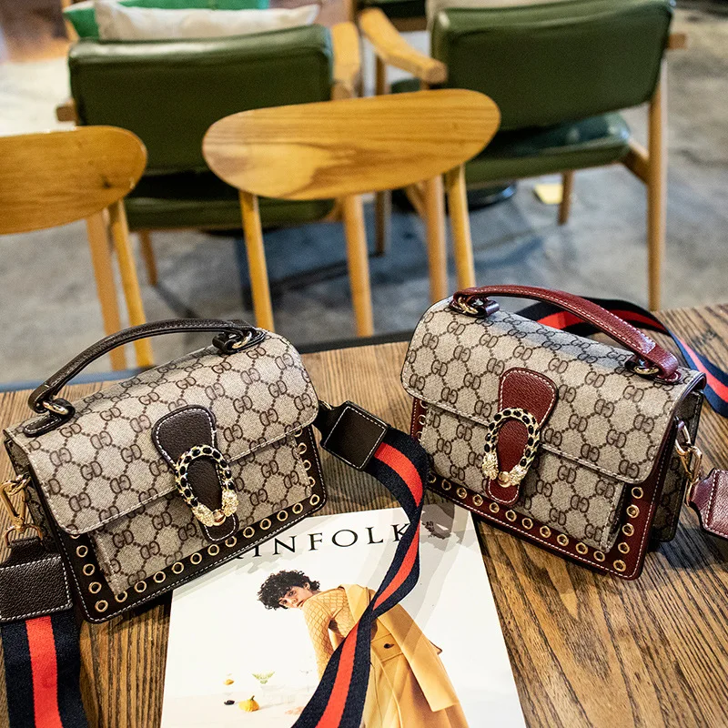 

2019 New Style Summer WOMEN'S Bag Casual Shoulder Bag Women's Hand Bag Simple Circle Shoulder Square Sling Bag Fashion