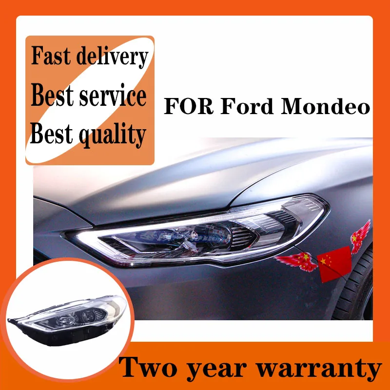 

Для Ford Mondeo новые фары 2017 2018 2019 светодиодные фары динамический сигнал анимация DRL Биксеноновые автомобильные аксессуары