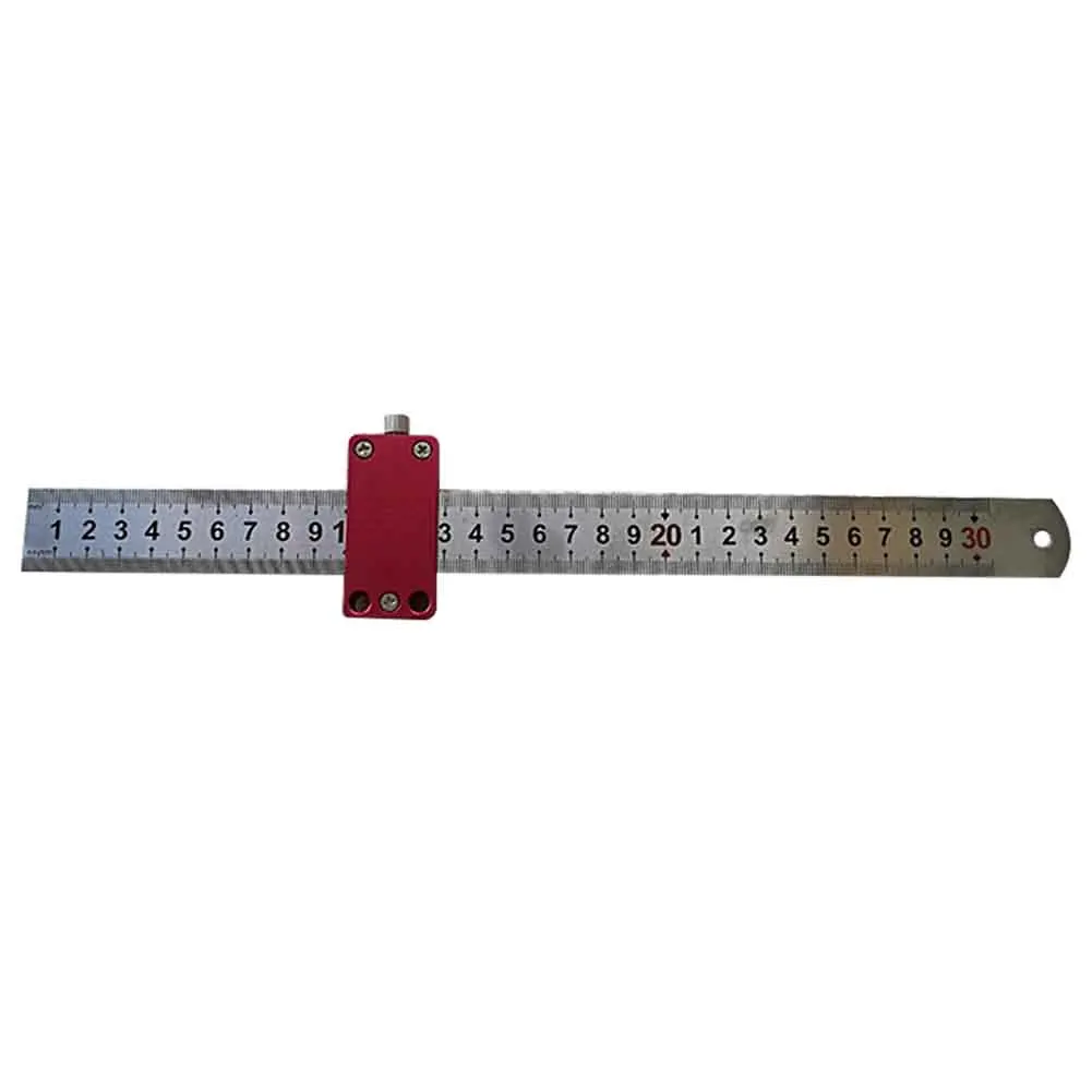 300 мм столярная линейка Метрическая дюймовая DIY нержавеющая сталь деревообрабатывающий инструмент для позиционирования Т-образного инструмента для рисования маркировочный прибор точный