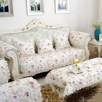 

3D Flower Pattern Sofa Cover Towel Slipcover Plush Fabric Thick Sofa Modern Non-slip Sofa Couch Cover Corner Towel Mats Couch