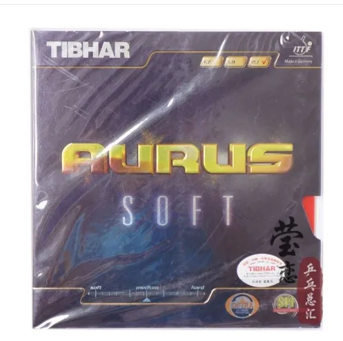 Оригинальные мягкие прыщи Tibhar Aurus для настольного тенниса резиновые ракетки
