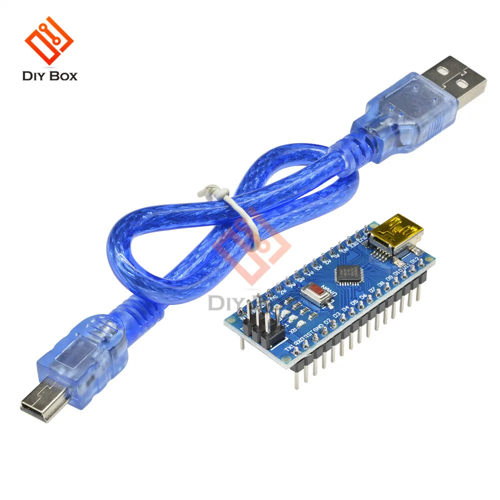 5 шт. ATmega328P CH340g ATmega328 CH340 Nano V3.0 3,0 Mini USB 5 в 16 МГц мини-панель управления модуль для Arduino Usb кабель