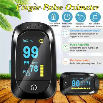 

Digital Finger Pulse Oximeter Measure Blood Oxygen Measurement Portable Medical Pulse Oximeter Blood Oxygen Saturation Meter LCD