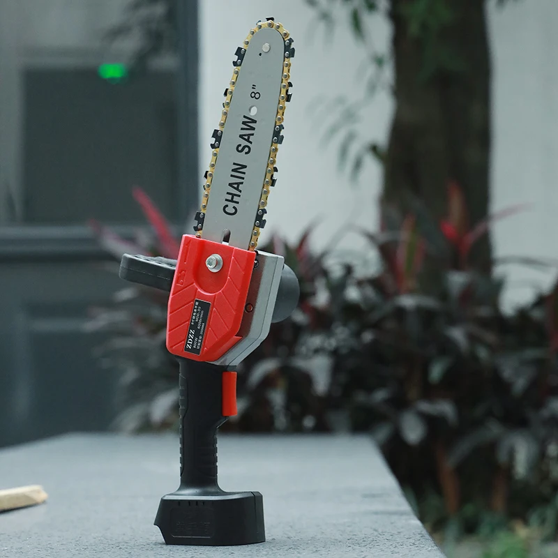 21V Electric Brushless Chainsaw Mini Cordless Wood Cutters Garden Logging Power Tools Wood Tools Rechargeable For Makita Battery