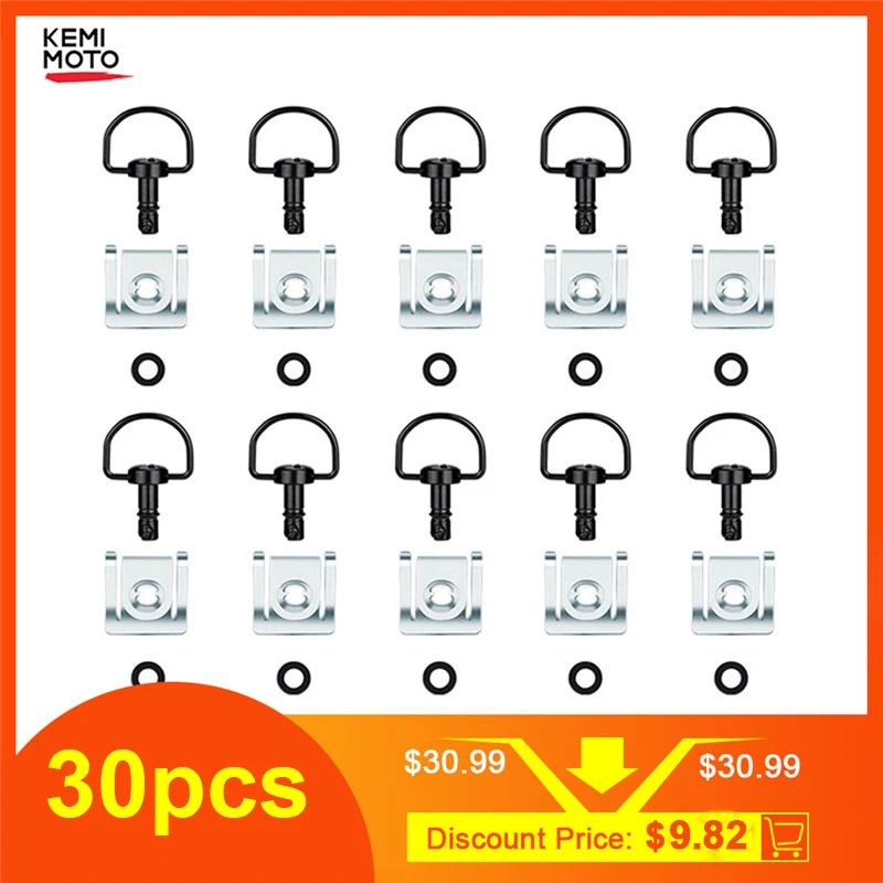 

17MM Motorcycle Accessories Quick Release D-ring Turn Race Fairing Fastener Universal For Honda for Yamaha MT For Suzuki R1200gs