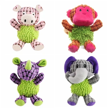 

Dog Chew Squeak Toys Plush Animal Doll Interative Toy Plush Puppy Deer for Pet Dogs Cat Chew Squeaking Toy