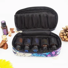 10 слотов эфирные масла бутылки коробка для хранения путешествия молния косметическая сумка для 5 м~ 15 мл держатель бутылки туалетные принадлежности Органайзер чехол