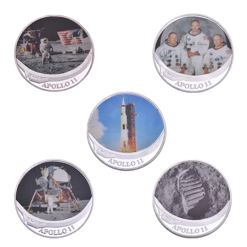 5 шт. проект США Apollo 11 строительных элементов Аэрокосмическая техника вызов