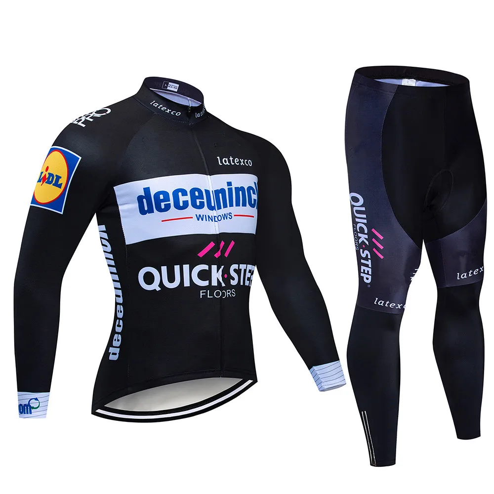 Long sleeve suit Traje de montar de primavera y otono de manga larga de secado rapido para hombres Pro, servisio de bicicleta, servisio de Maillot - Цвет: Long sleeve suit