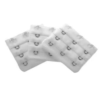 

3 x 3 Hook Bra Bra Underwear Extension Straps Extension 3 Parts White