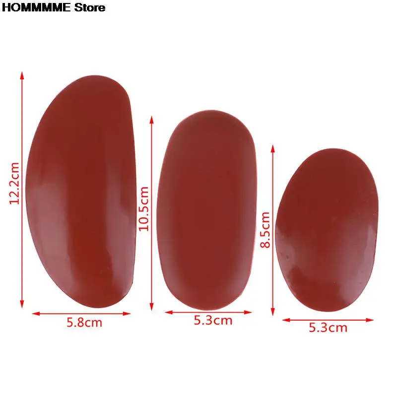 3Pcs/set Very Soft Hand-made Sculpture Ceramic Clay Artist Auxiliary Art Special Tools Red Pottery and Clay Artist, Red