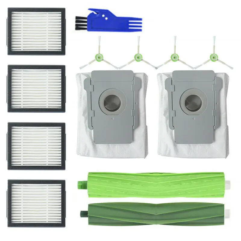 

Brush Filters Dust Bag Kit For Irobot Roomba I7 I7+/I7 Plus E5 E6 E7 Accessories