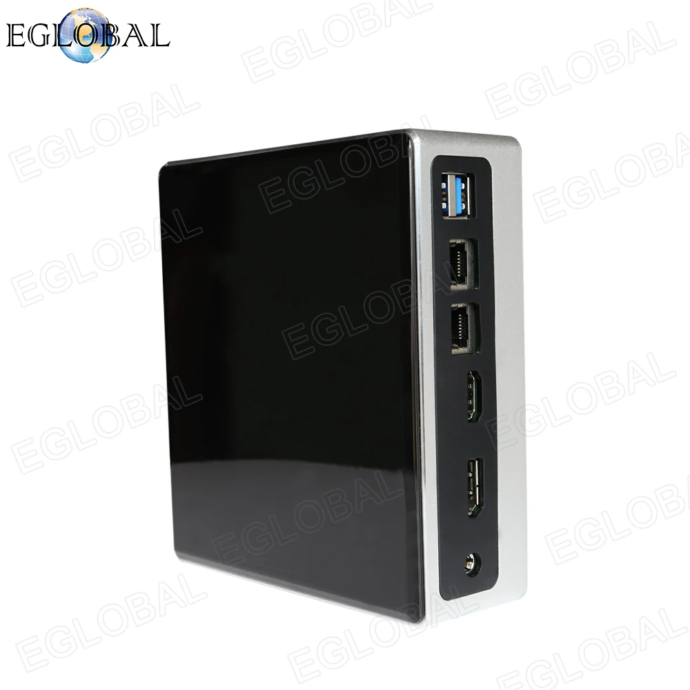 8 го поколения Intel Core i7 8550U i5 8250U 4 ядерный поточный Eglobal Nuc Mini PC 2 * Gigabit Lan USB3.0 USB2.0 Max DDR4