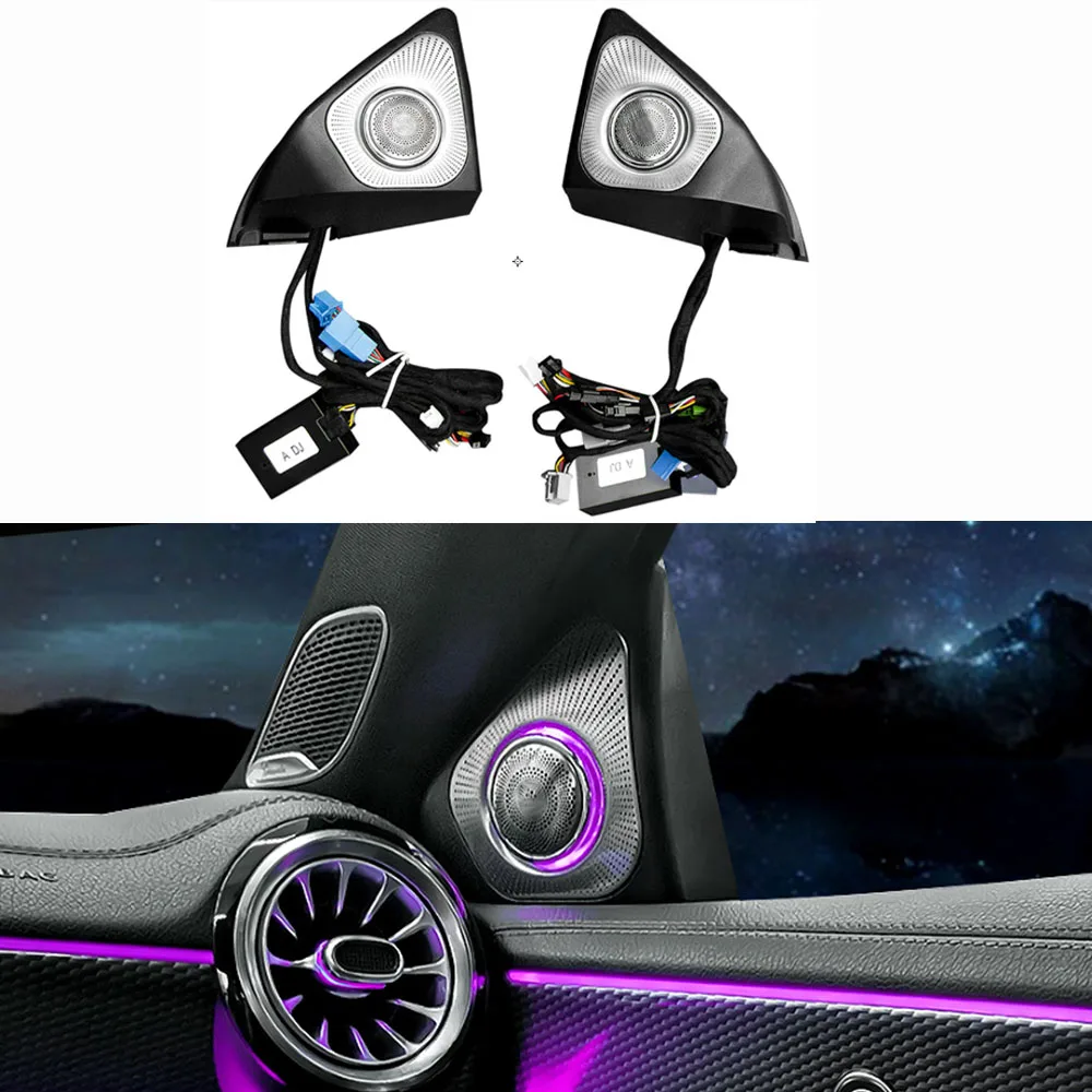 mercedes benz speaker 3d rotary tweeter