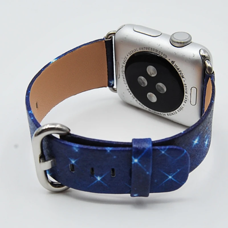 Onthelevel Bling Art Star живописный ремешок Apple Watch ремешки 42 мм Ремешки для наручных часов наручные часы аксессуары для iWatch 1/2/3/4