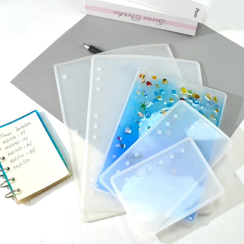 Kit De Molde De Silicona Para Manualidades  Notebook Silicone Molds Epoxy  Resin - Jewelry Tools & Equipments - Aliexpress