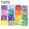 20Sets T3/T5 Round Snap Button KAM Plastic Buttons For Chirldren Folder Dark Buckle Press Studs Crafts Button DIY Baby Clothes ► Photo 1/6