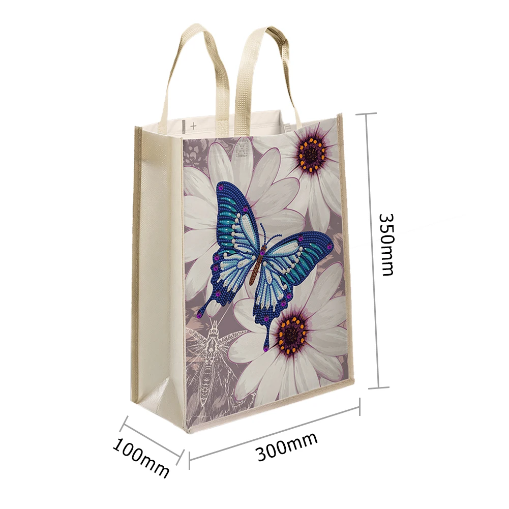 DIY Diamond Painting Handbag Mosaic Drill Reusable Eco-friendly Shopping Bags Totes Home Decoration Gift Foldable Storage Bags