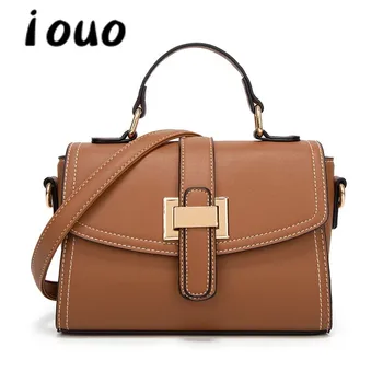

iouo authentic ladies shoulder bag small square bag 2020 new Korean fashion handbag simple wild crossbody bag