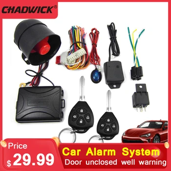

CHADWICK M802-8123 Keylessentry 2PCS Remote Control Alarm System Car Black Central Lock Securityalarm Alarm Device Auto Truck