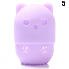 Высококачественный горячий держатель спонжа для макияжа Мягкая силиконовая косметика для растушёвки, пуховка для пудры сушилка чехол t6