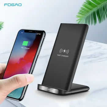 

FDGAO/15W Wireless Charger Appliance Qi Fast Vertical Type Wireless Charger Suitable for Apple Mobile Phone Compatible QI Mobile