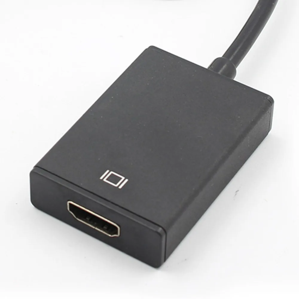 HD HDMI аудио адаптер VGA папа к HDMI выход 1080P HD+ Аудио ТВ AV HD ТВ Видео кабель конвертер адаптер+ USB кабель