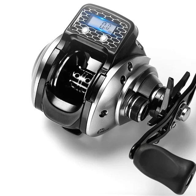 Electronic Fishing Baitcasting Reel 6.3/1 Speed Ratio Accurate Counting  Line Digital Display for Pike Sea Fishing Carp Outdoor - AliExpress