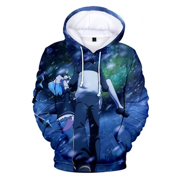 

3D Hoodies Re ZERO Starting Life in Another World Sweatshirt Hot Anime Hoodie 3D Men Women Fashion Harajuku Hooded Men's Hoody