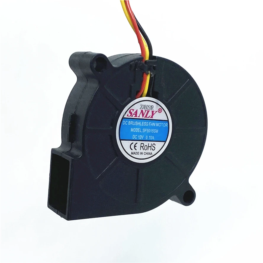 3PIN, SF5015SM, 12V, 0.1A, 5cm, 5015, 50x50x15mm, original