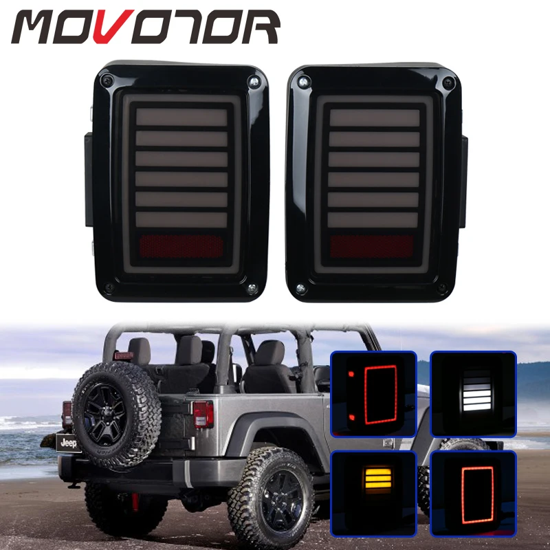 Plug and Play 12V задний тормозной светильник Led для Jeep Wrangler JK 2007 2015|Фара авто в сборе| |