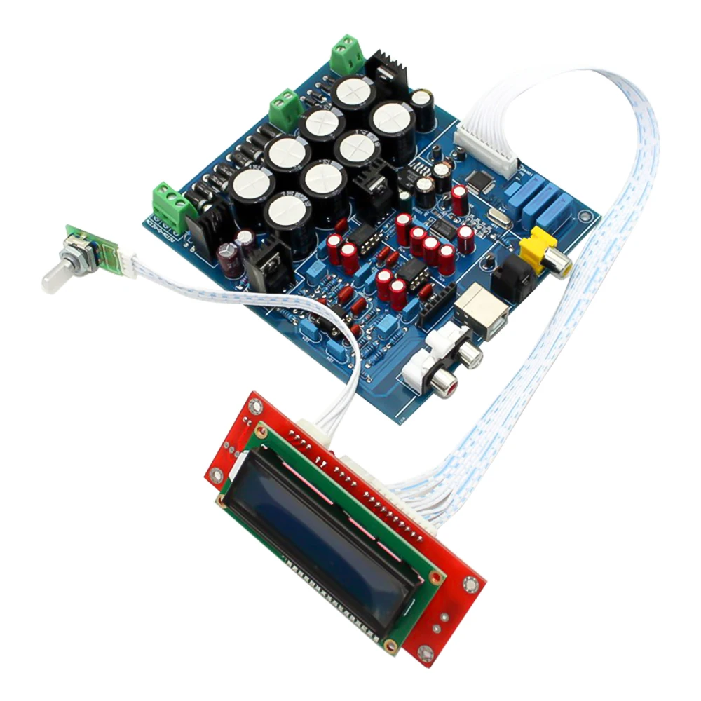 AIYIMA PCM1794 AK4118 DAC Decoder Audio Board Soft Control DAC Decoding Coaxial Optical Input 192KHZ Home Theater Sound System