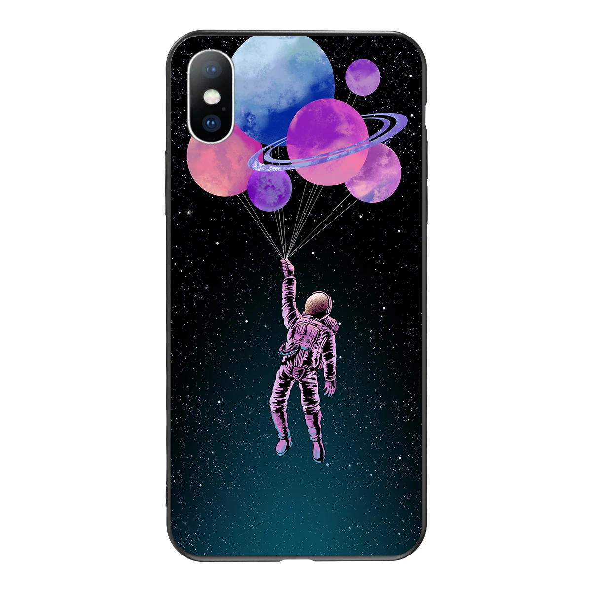 Lovebay Space Moon чехлы для телефонов iPhone 11 Pro Max X XR Xs Max 6 6s 7 8 Plus 5 5S SE планета, звезда Мягкая ТПУ Силиконовая задняя крышка - Цвет: AC7783